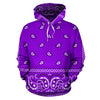 Purple Bandana Style Hoodie - New Style