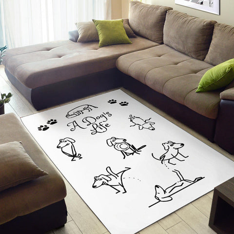 Image of A Dog's Life Area Rug