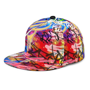 Abstract Graffiti Snapback Cap, abstract graffiti hat