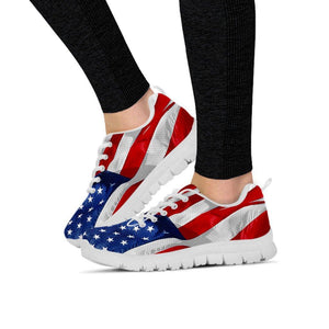 USA Flag Sneakers - Spicy Prints