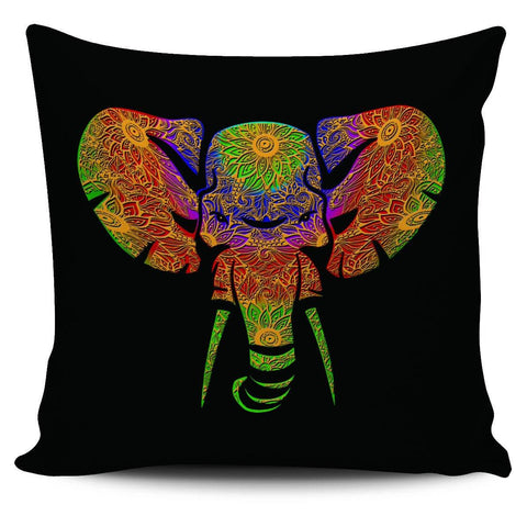 Floral Elephant 18" Pillowcase - Spicy Prints