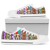 Women's Low Top Canvas Shoes For Basset Hound Lovers