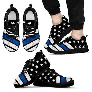 Thin Blue Line Sneakers EXP - Spicy Prints