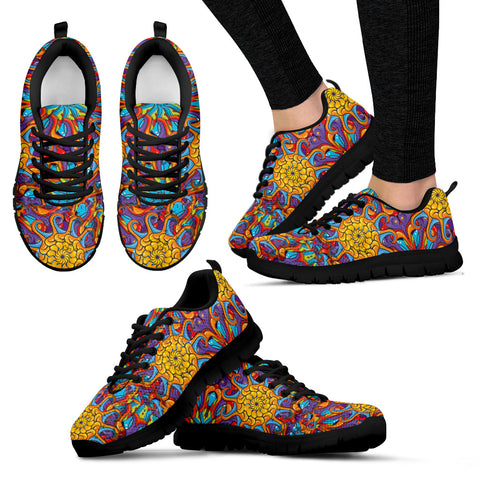 Colorful Abstract Women's Sneakers