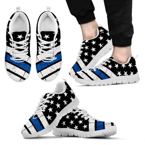 Image of Thin Blue Line Sneakers EXP - Spicy Prints