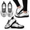 White Dandelion Sneakers(black)