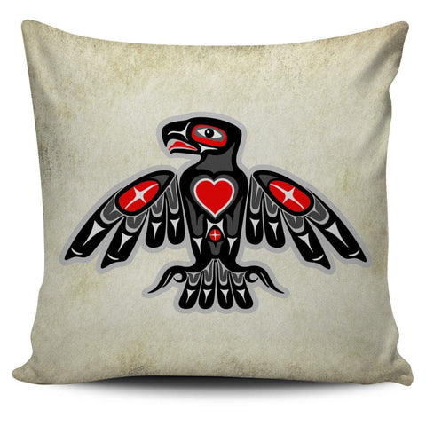 Image of Haida Native Eagle 18" Pillowcase - Spicy Prints