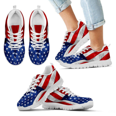 Image of USA Flag Sneakers EXP - Spicy Prints