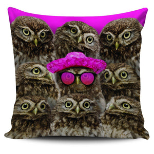 Oddball Owl 18" Pillowcase - Spicy Prints