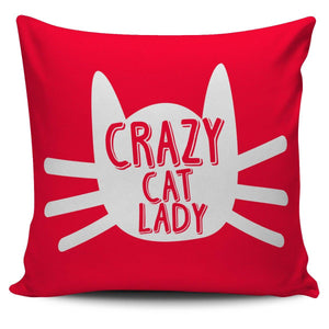 Crazy Cat Lady 18" Pillow Cover - Spicy Prints
