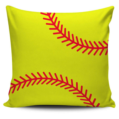 Softball 18" Pillow Case - Spicy Prints