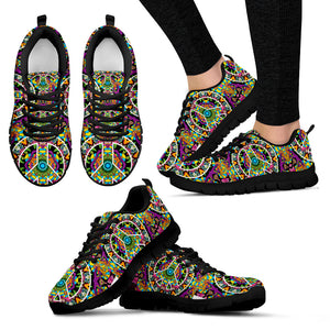 Hippie Peace Mandala Sneakers