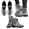 Boho Wolf Grey Handcrafted Vegan-Leather Boots