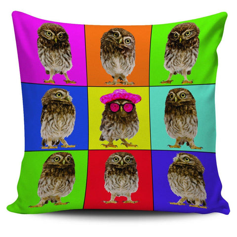 Image of Oddball Owl 18" Pillowcase - Spicy Prints