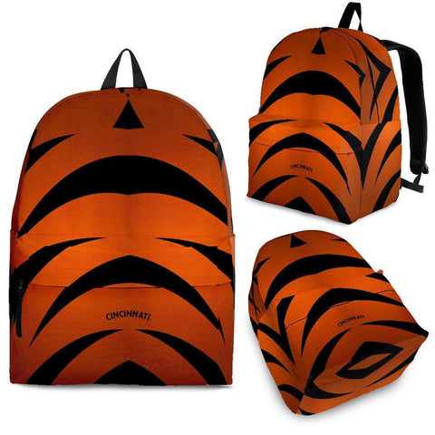 Image of Cincinnati Orange and Black Backpack - Spicy Prints