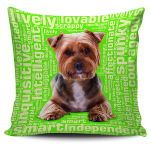 Yorkie 18" Pillow Cover - Spicy Prints