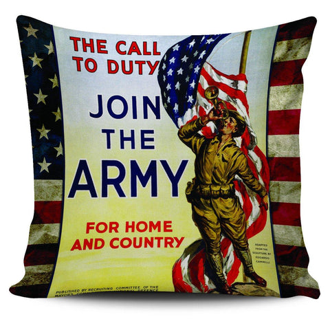 ARMY Vintage 18" Pillow Covers - Spicy Prints
