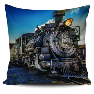 Classic Trains 18" Pillow Covers - Spicy Prints