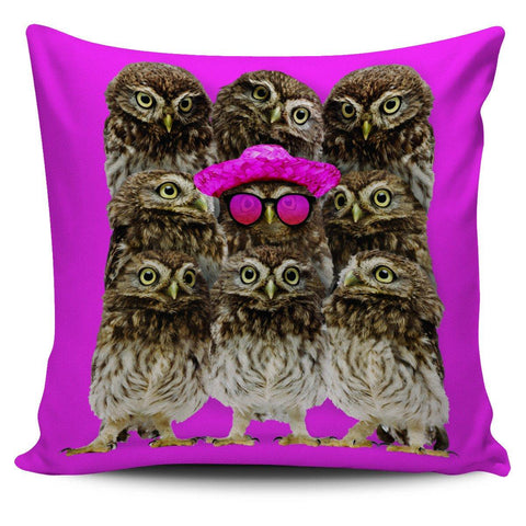 Image of Oddball Owl 18" Pillowcase - Spicy Prints