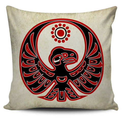 Image of Haida Native Eagle 18" Pillowcase - Spicy Prints
