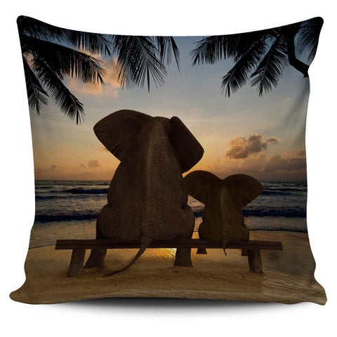 Image of Elephants 18" Pillow Cover - Spicy Prints