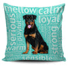 Rottweiler 18" Pillow Cover - Spicy Prints