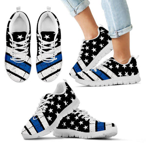 Thin Blue Line Sneakers EXP - Spicy Prints