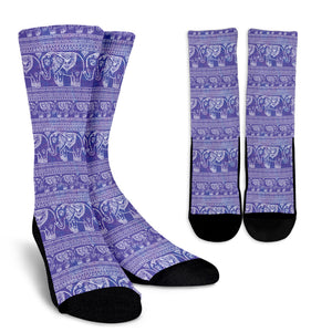 Purple Elephant Socks