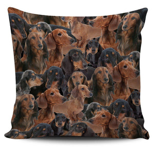 Wiener Dog 18" Pillow Cover - Spicy Prints