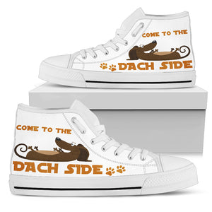 Dachshund Come To The Dach Side Women's High Top