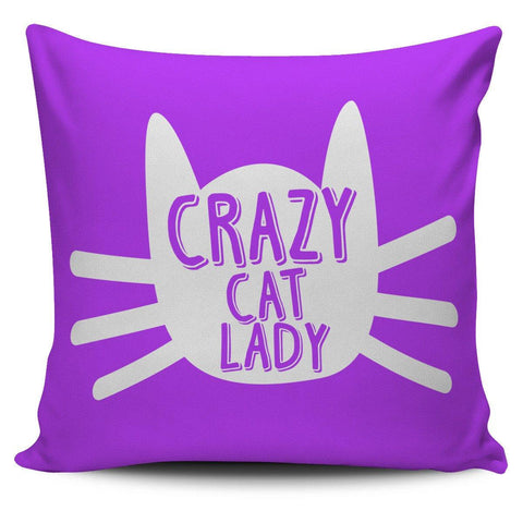 Crazy Cat Lady 18" Pillow Cover - Spicy Prints