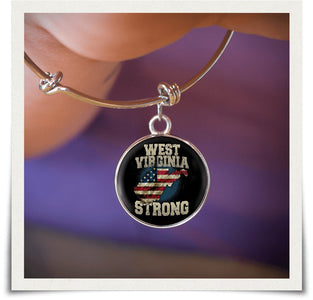 West Virginia Strong Bangle - Spicy Prints