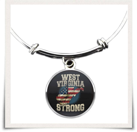 West Virginia Strong Bangle - Spicy Prints