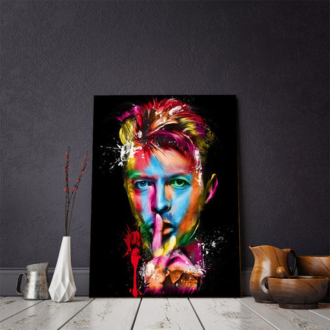 Image of David Bowie Wall Art Canvas - Spicy Prints