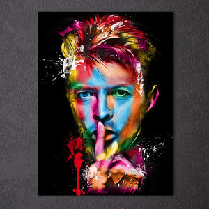 David Bowie Wall Art Canvas - Spicy Prints
