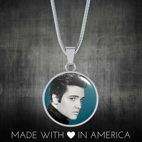 Image of Elvis The King Premium Collectors Necklace - Spicy Prints