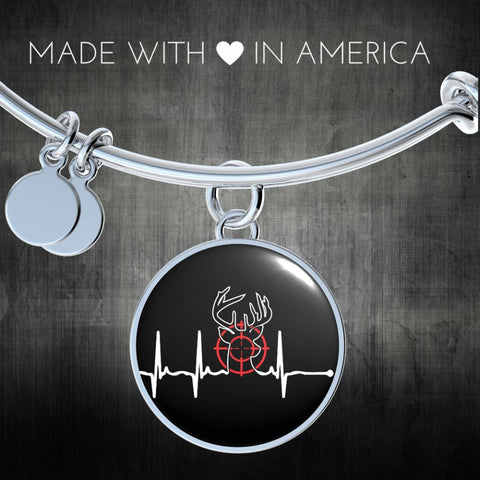 Image of Deer Heartbeat Bangle - Spicy Prints