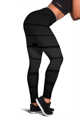 Image of Black Abstract Leggings