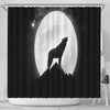 Wolf Howling Shower Curtain