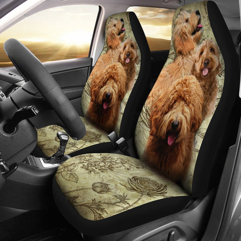 Image of Goldendoodle Car Seat Covers (Set of 2)