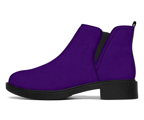 Vegan Purple Fashion Boots