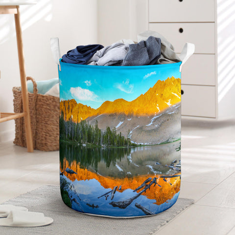 Image of Wilderness Laundry Basket - White Cloud Wilderness Idaho