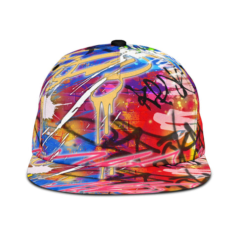 Image of Abstract Graffiti Snapback Cap, abstract graffiti hat