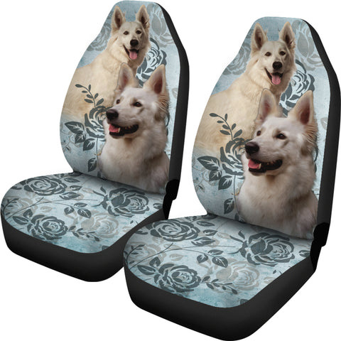Image of Berger Blanc Suisse Car Seat Covers (Set of 2)