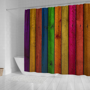 Shower Curtain ~ Wood