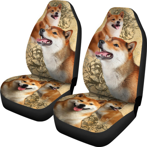 Image of Shiba Inu Car Seat Covers (Set of 2)