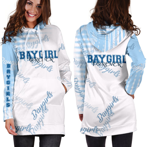 Image of Baygirl Forever Blue Hoodie Dress