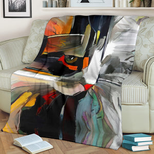 Art Cat Blanket