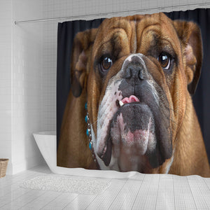 Bulldog Lovers Shower Curtain