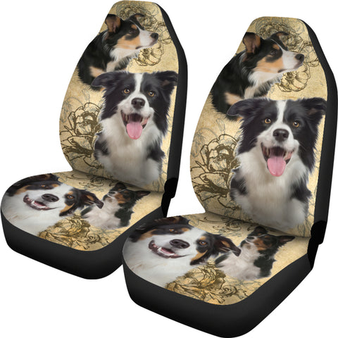 Border Collie Car Seat Covers (Set of 2)